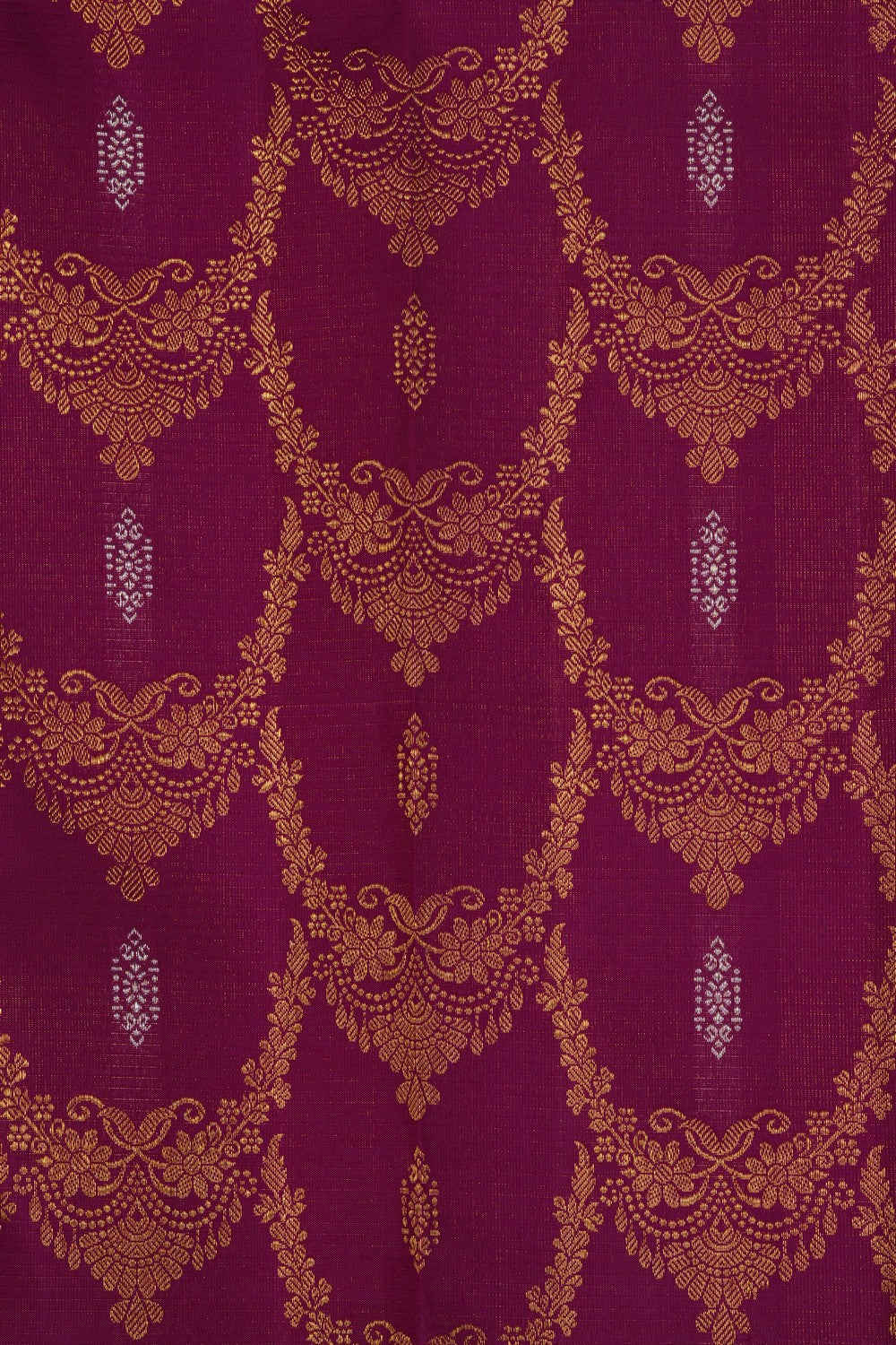 Image of Plum-Pink Kanchipattu Brocade Saree