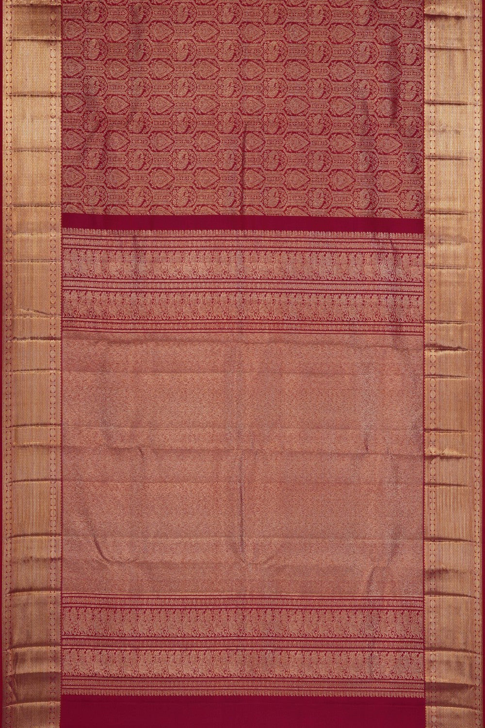 Image of Pink Kanchipattu Brocade Saree