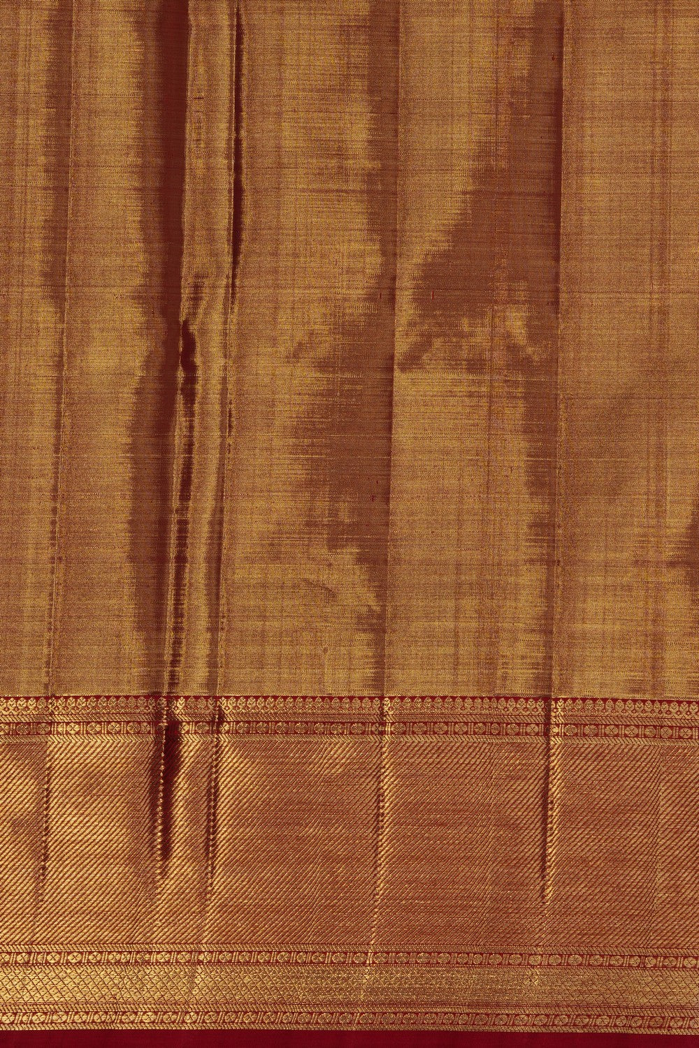 Image of Gold Kanchipattu Tissue Brocade Saree