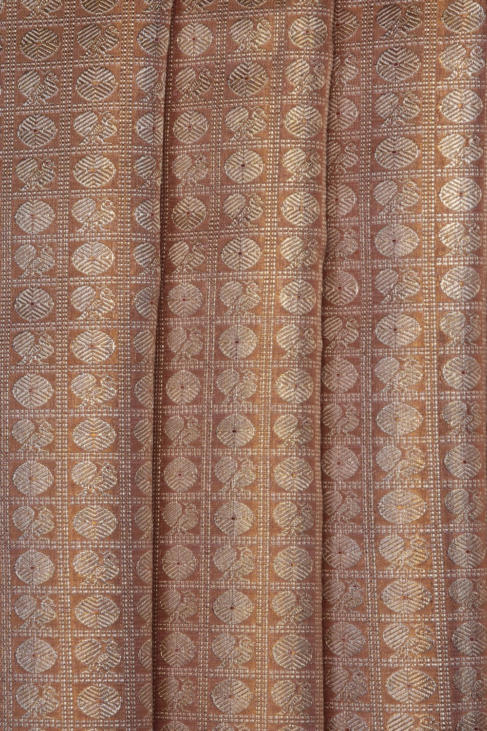 Image of Gold Kanchipattu Tissue Brocade Saree