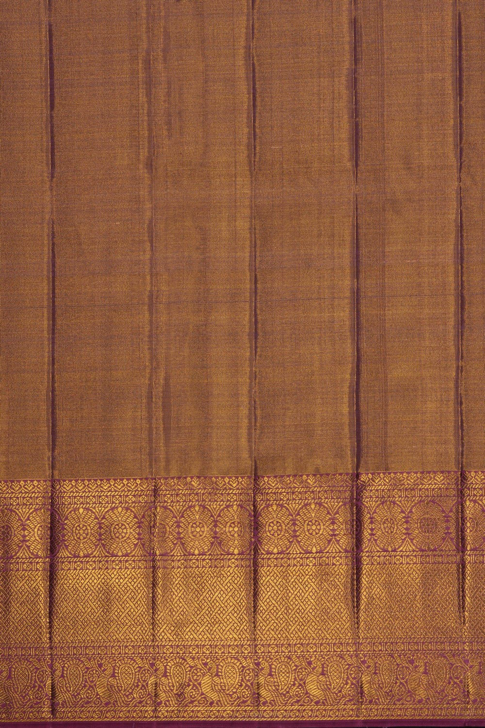 Image of Gold Kanchipattu Tissue Brocade Saree
