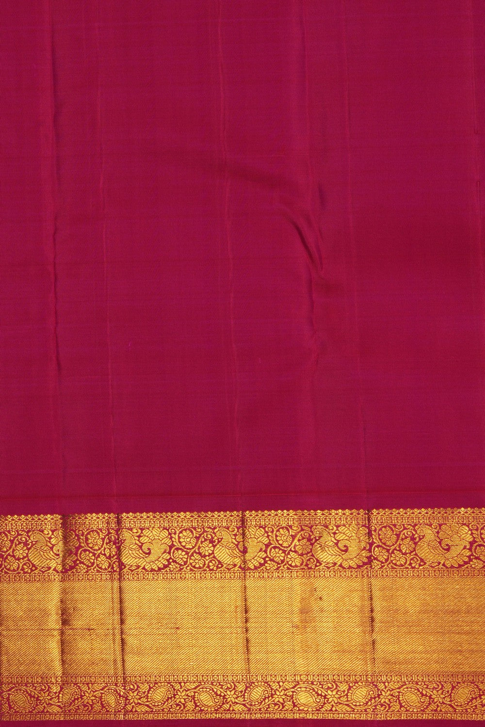 Image of Bottle-Green Kanchipattu Brocade Saree