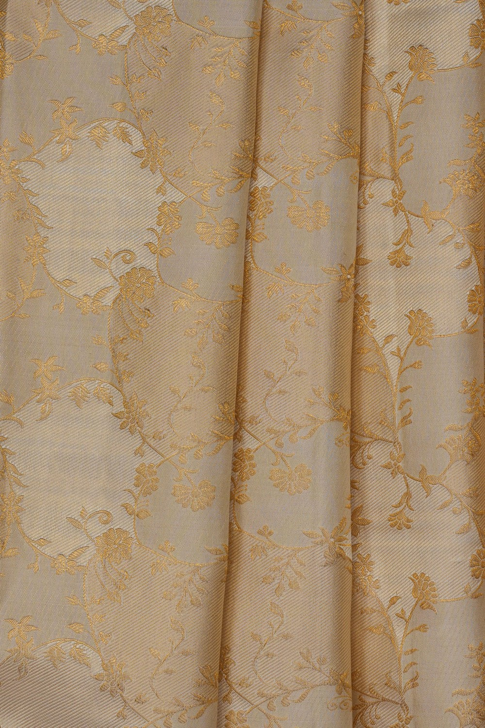 Image of Off-White Kanchipattu Brocade Saree