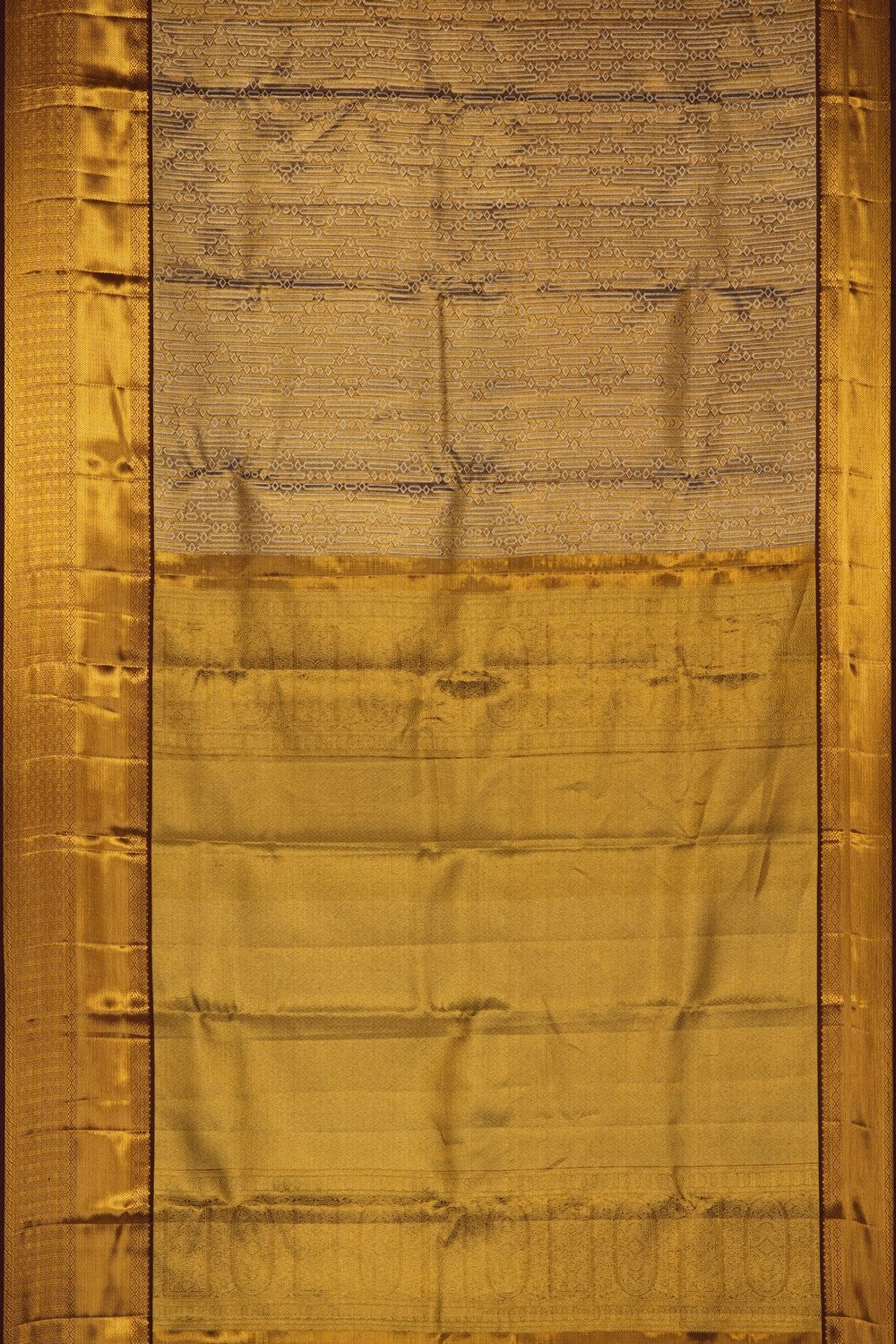 Image of Gold Kanchipattu Tissue Brocade Saree