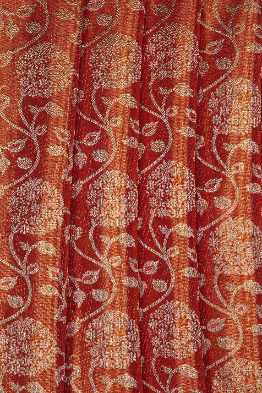 Image of Gold Kanchipattu Tissue Brocade Saree