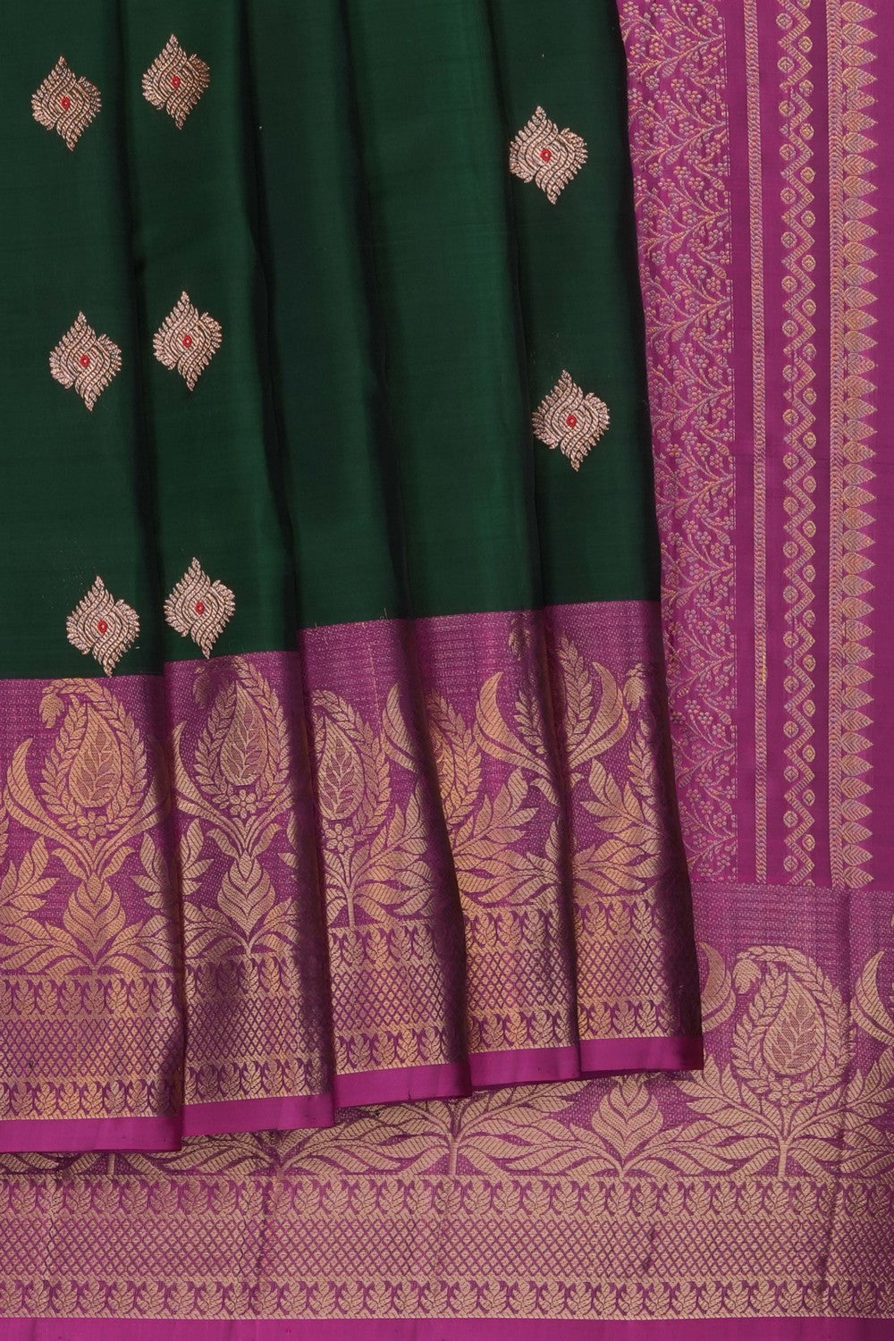 Image of Green South Silk Saree