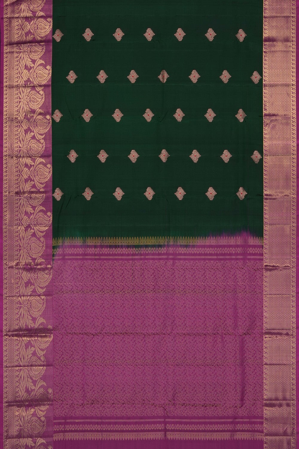 Image of Green South Silk Saree