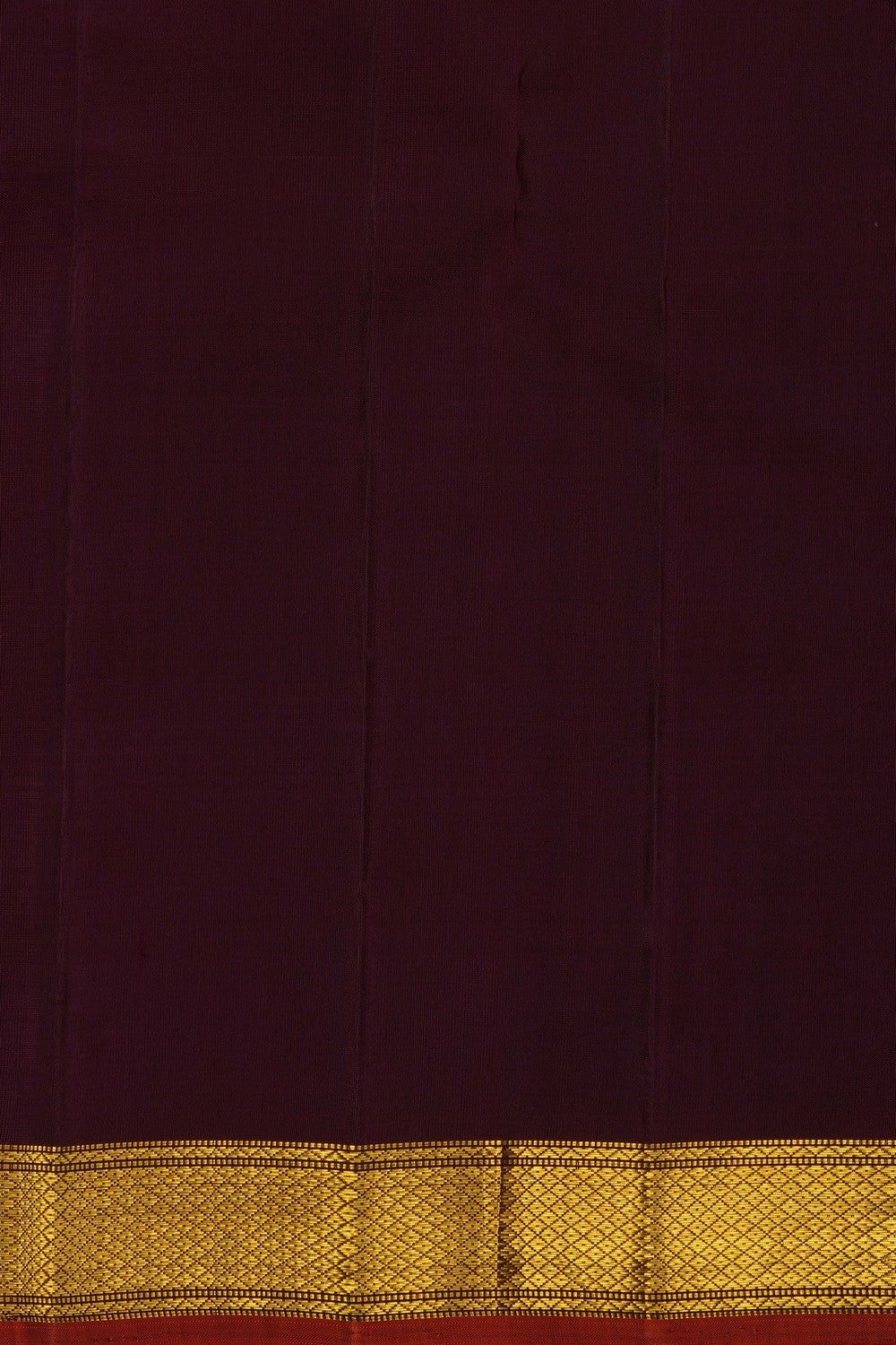 Image of Brown Kanjivaram Silk Saree