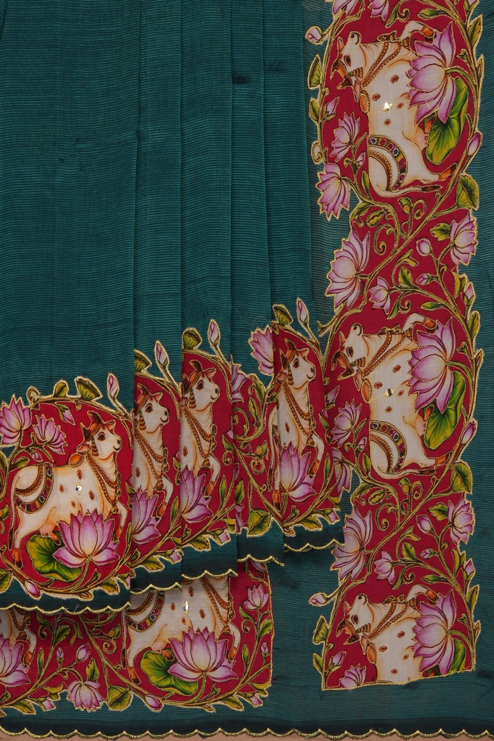 Image of Skillfully Appliquéd Onto The Drape