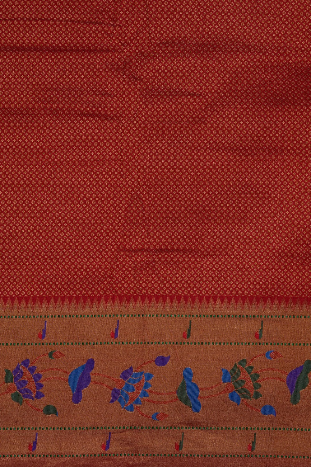Image of Red Paithani Silk Saree