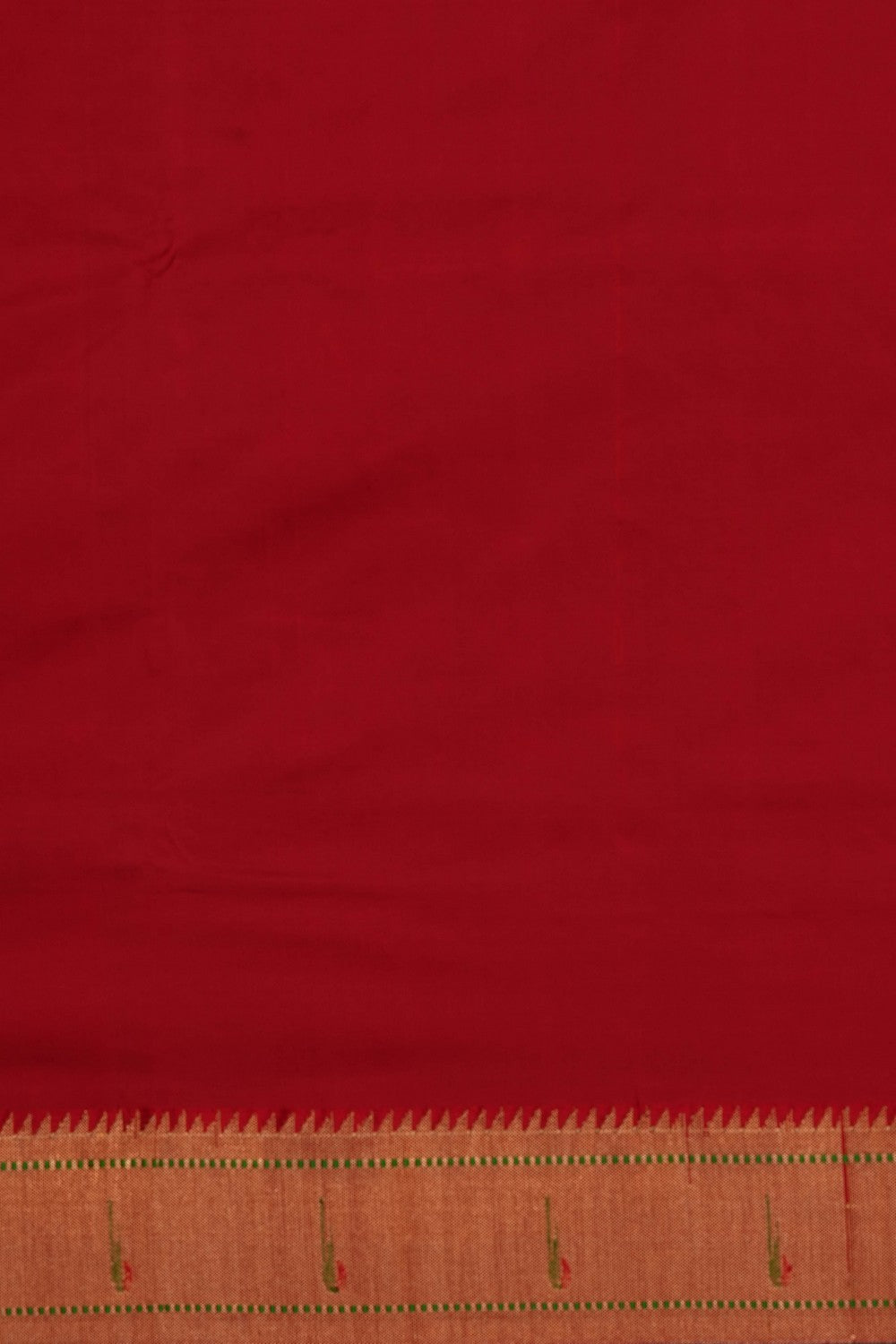 Image of Bottle-Green Paithani Silk Saree