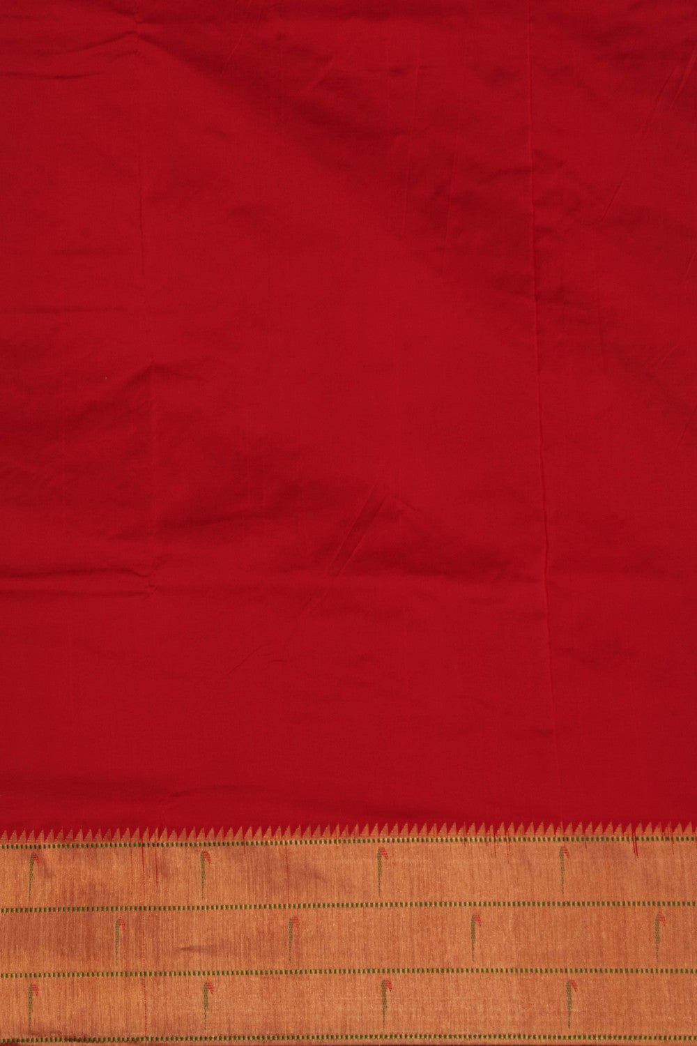 Image of Bottle-Green Paithani Silk Saree