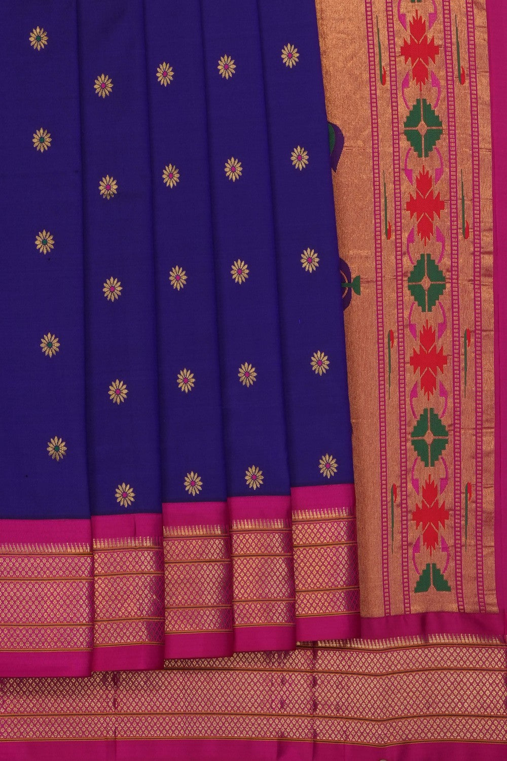 Image of Purple Paithani Silk Saree