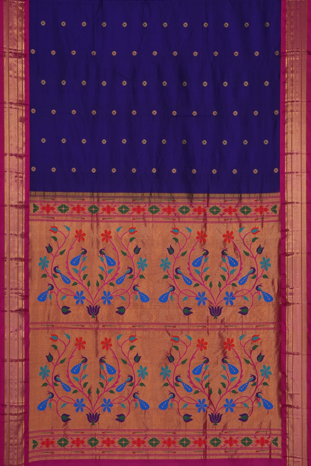 Image of Purple Paithani Silk Saree