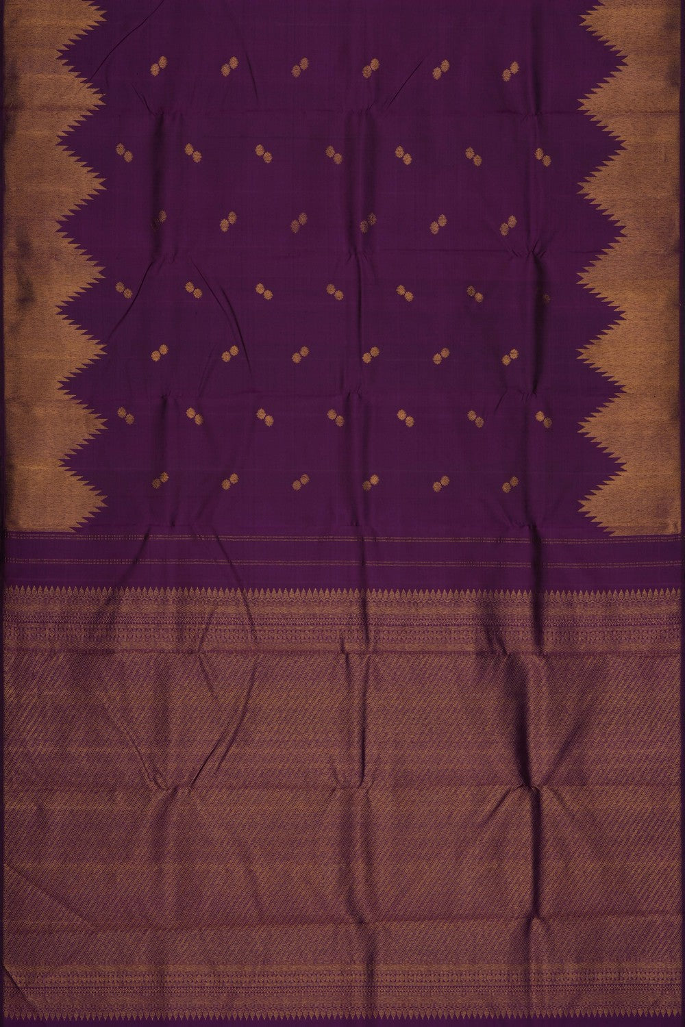 Image of Purple Arani Silk Saree