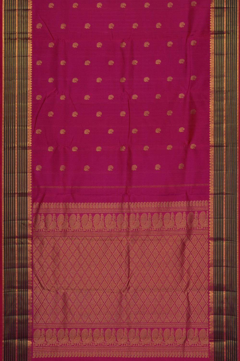 Image of Pink Arani Silk Saree