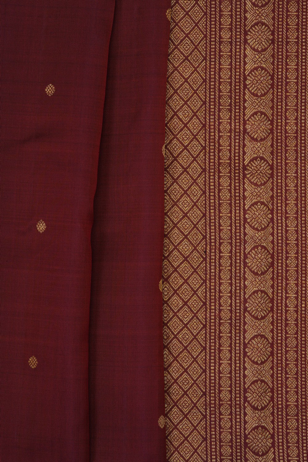 Image of Maroon Arani Silk Saree