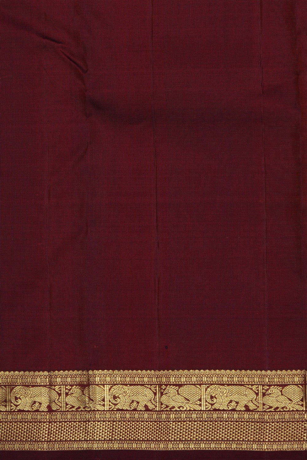Image of Maroon Arani Silk Saree