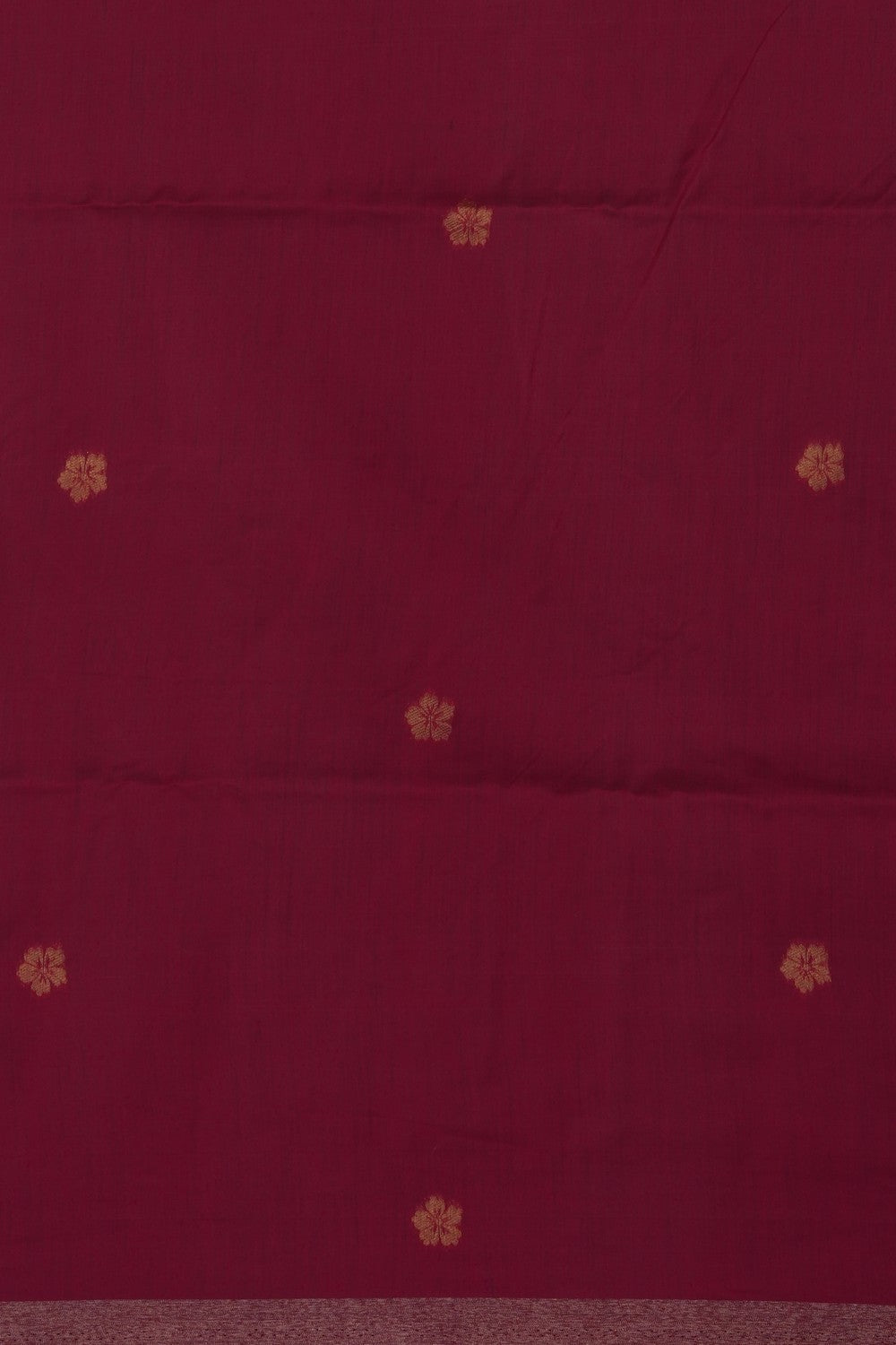 Image of Off-White Linen Saree