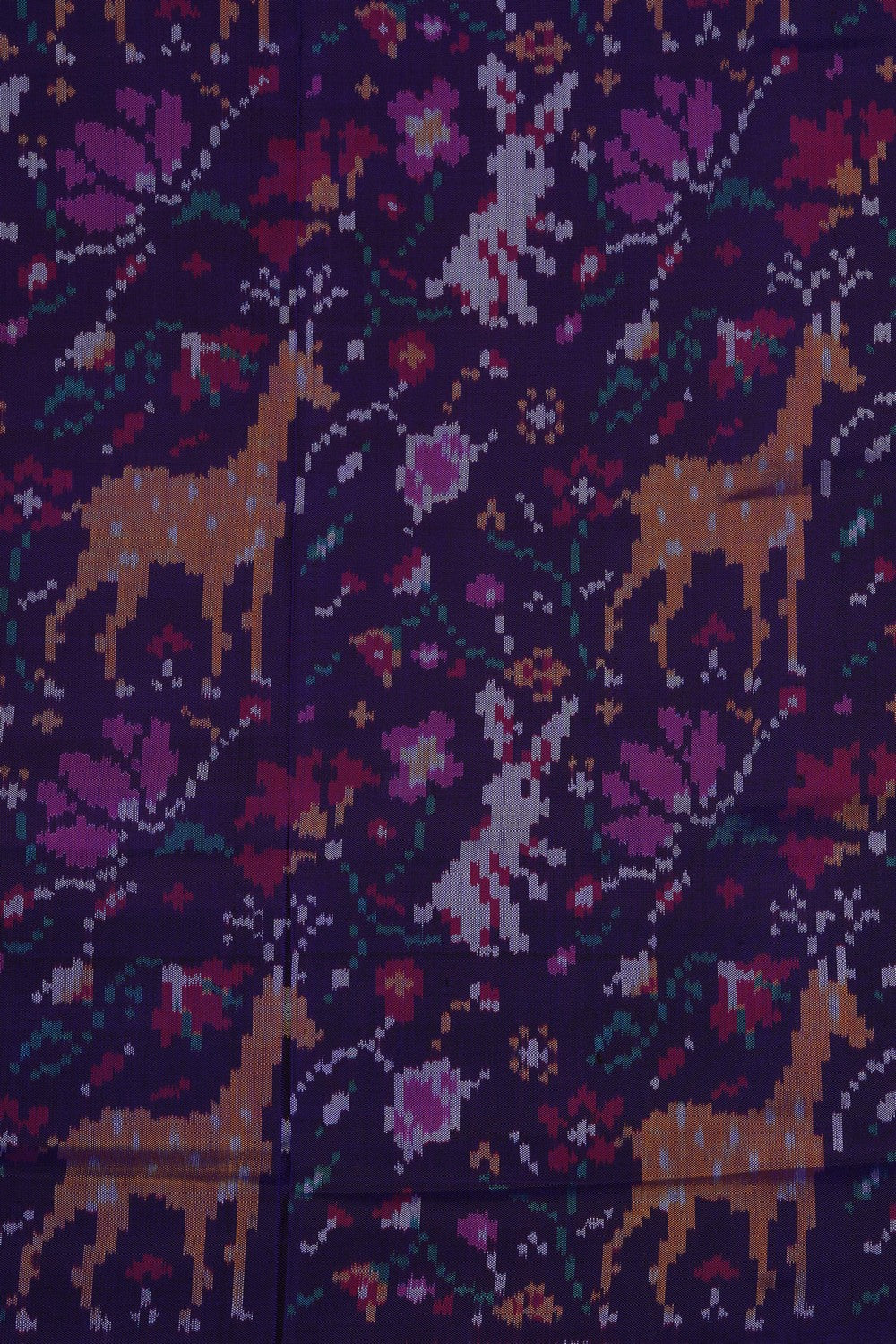 Image of Purple Rajkot Silk Saree