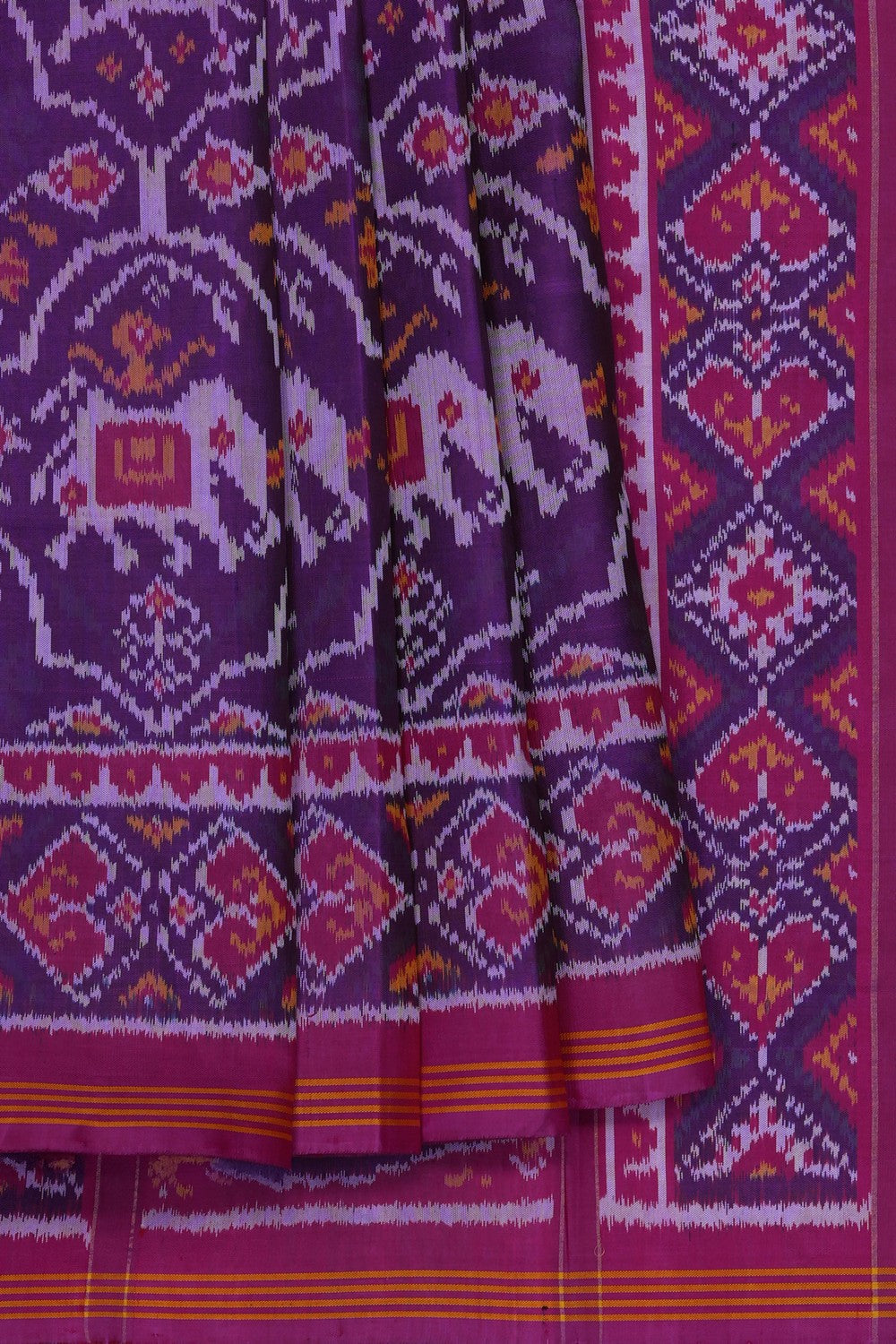Image of Violet Rajkot Silk Saree
