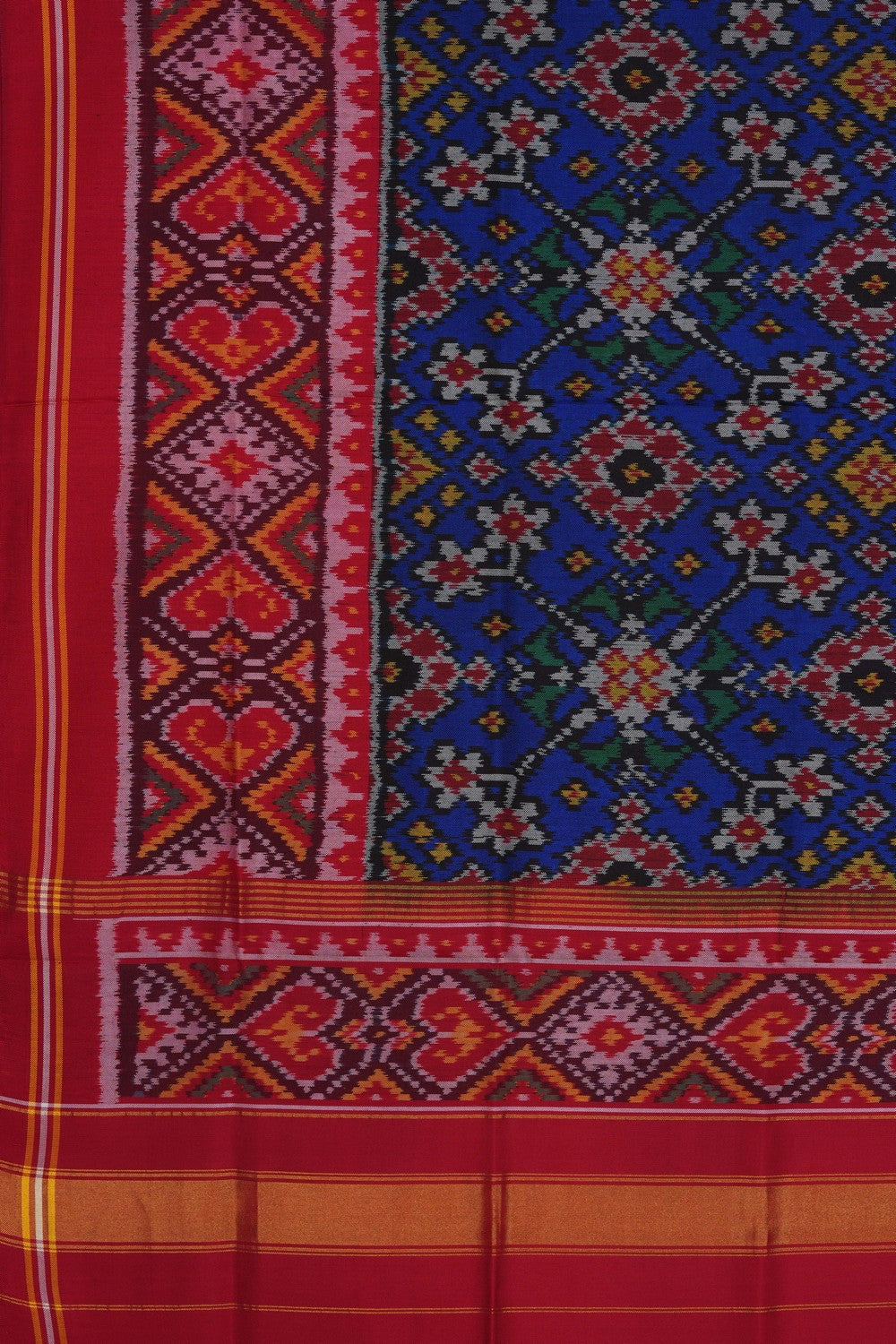 Image of Blue Rajkot Silk Dupatta