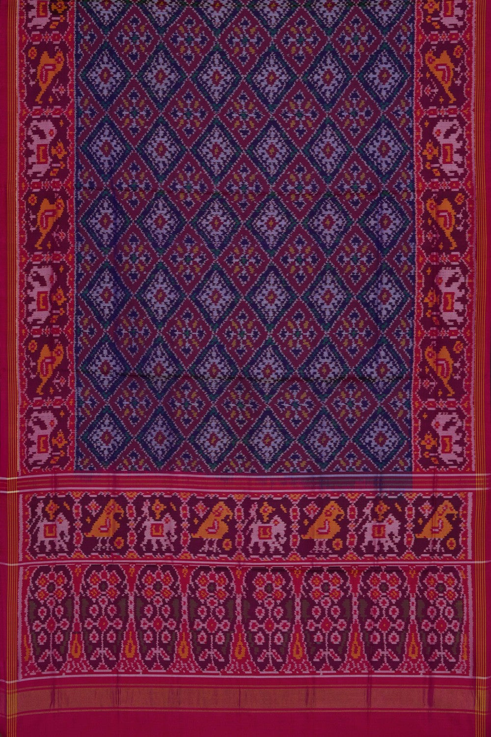 Image of Purple Rajkot Silk Dupatta