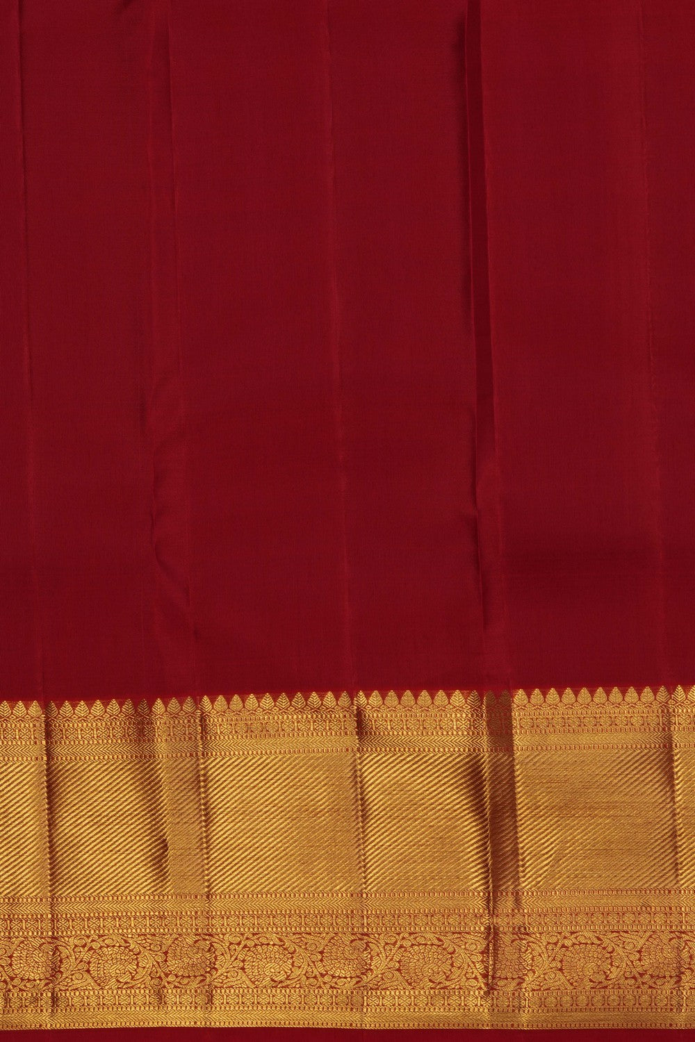 Image of Kanchipattu Red Brocade Saree