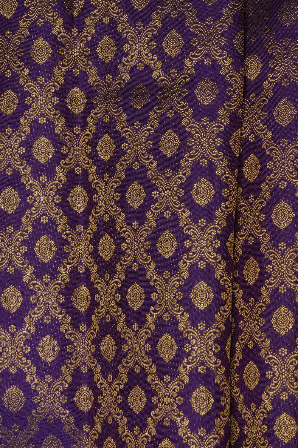 Image of Purple Kanchipattu Brocade Saree