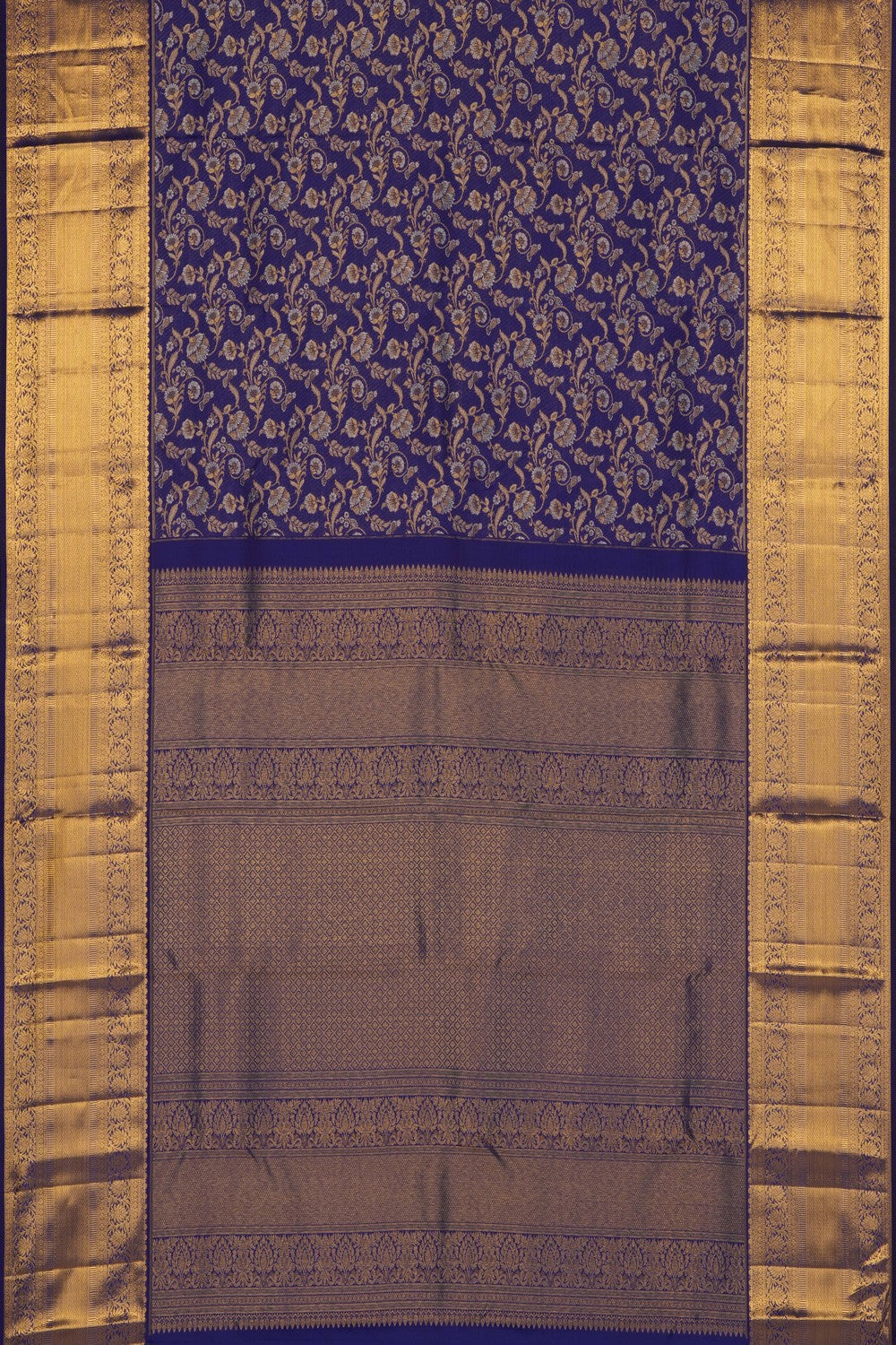 Image of Purple Kanchipattu Brocade Saree