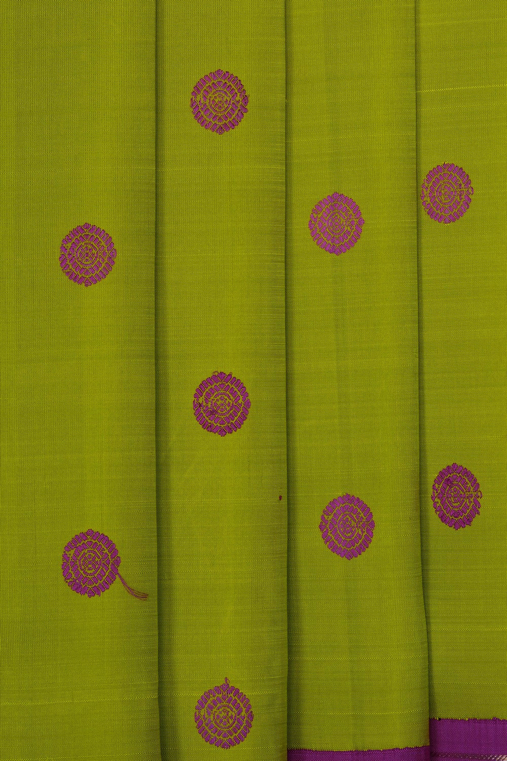 Image of Spring-Green Arani Silk Saree