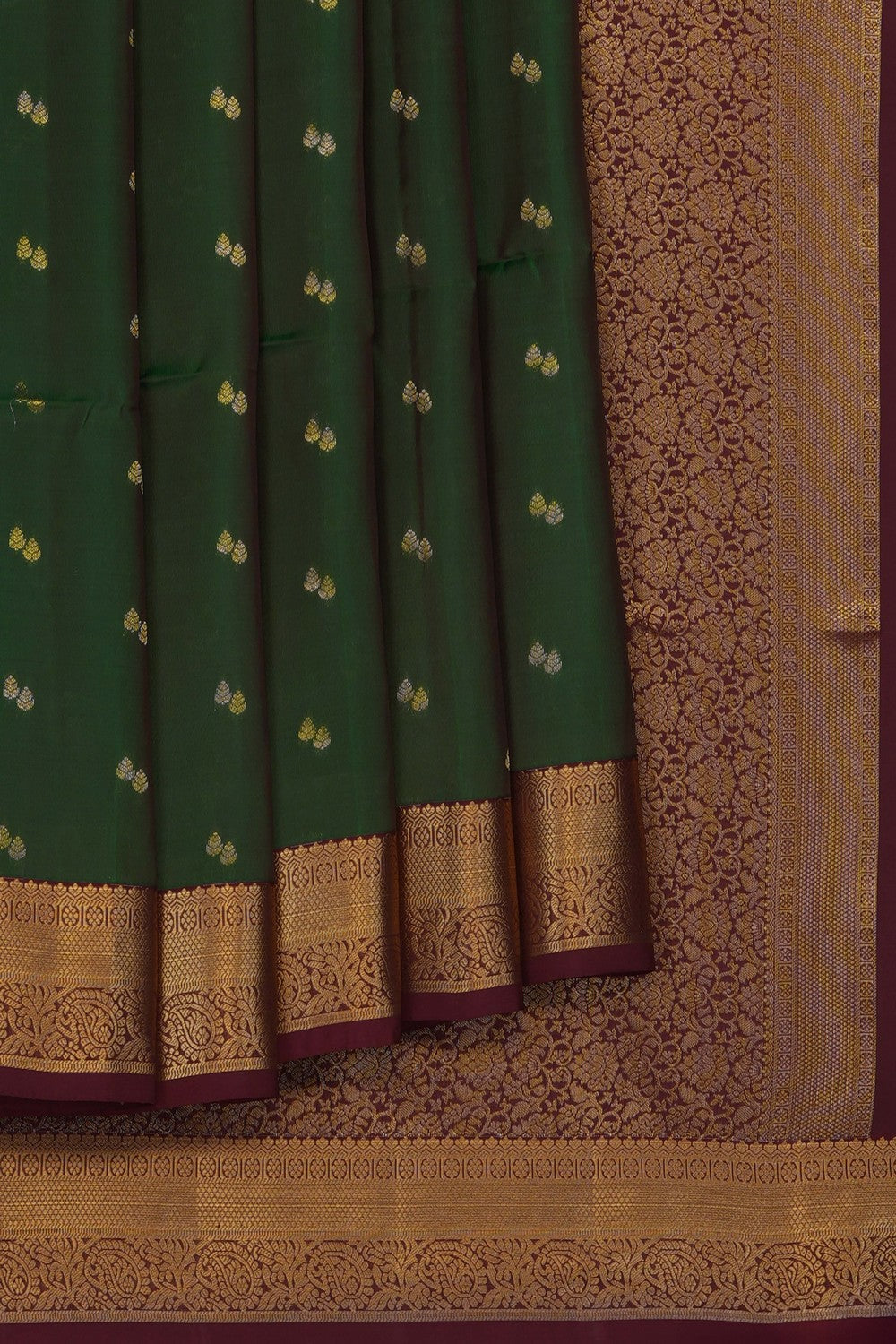Image of Green South Silk Saree