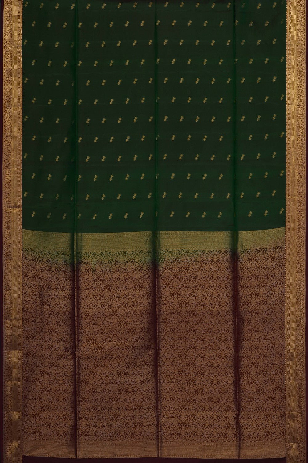Image of Green South Silk Saree
