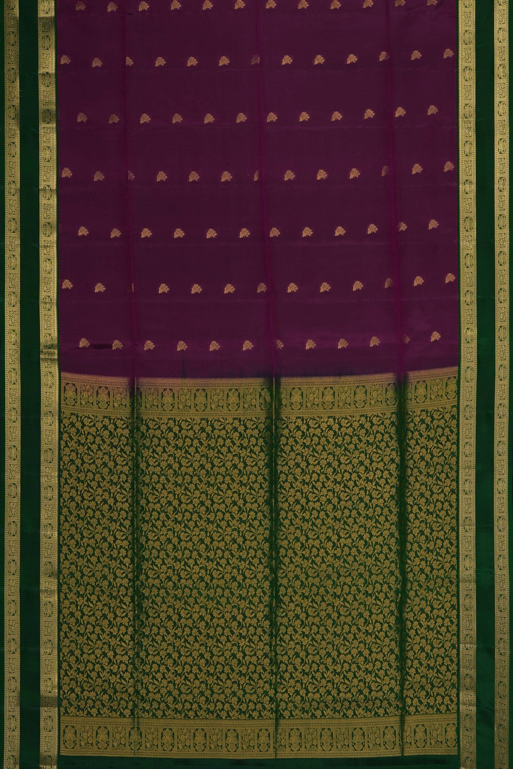 Image of Magenta South Silk Saree