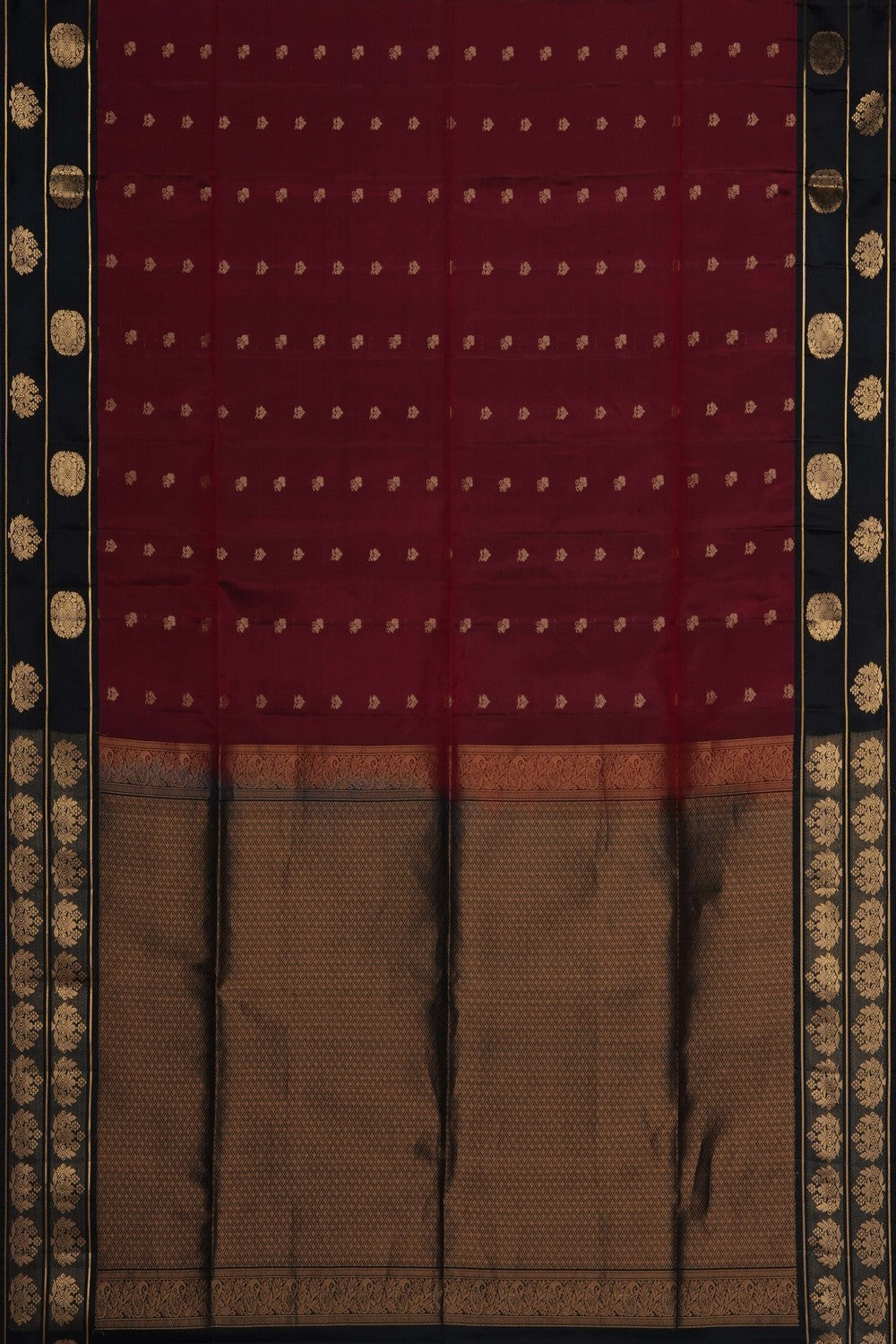 Image of Maroon South Silk Saree