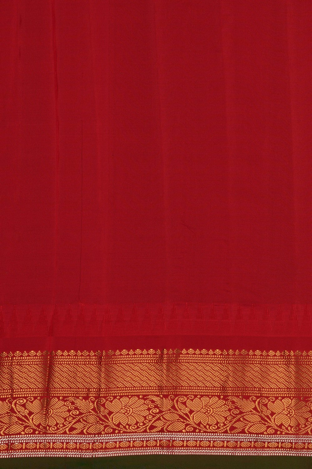 Image of Sea Green Gadwal Silk Kattam Saree