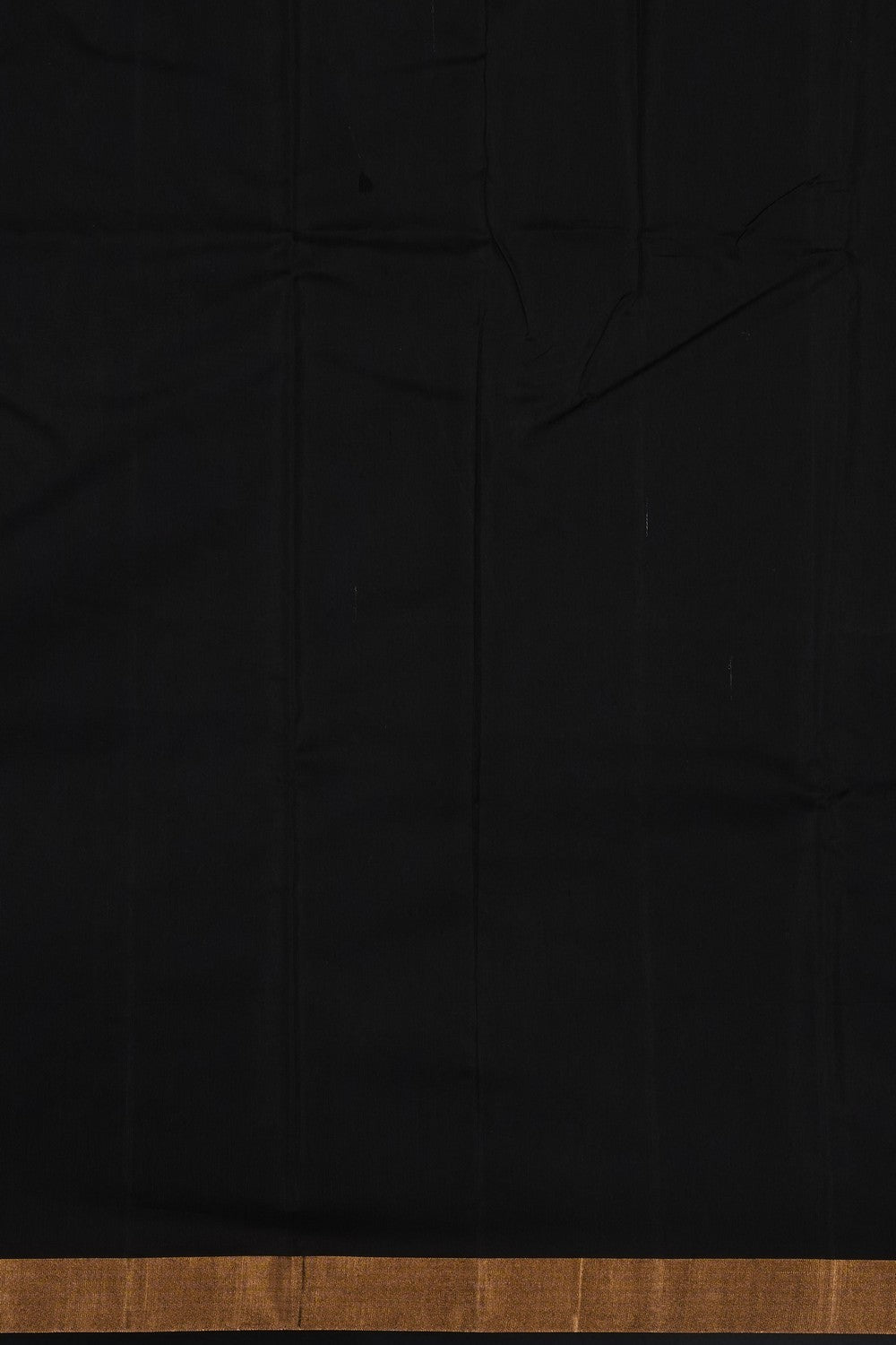 Image of Black Chanderi Silk Cotton Saree