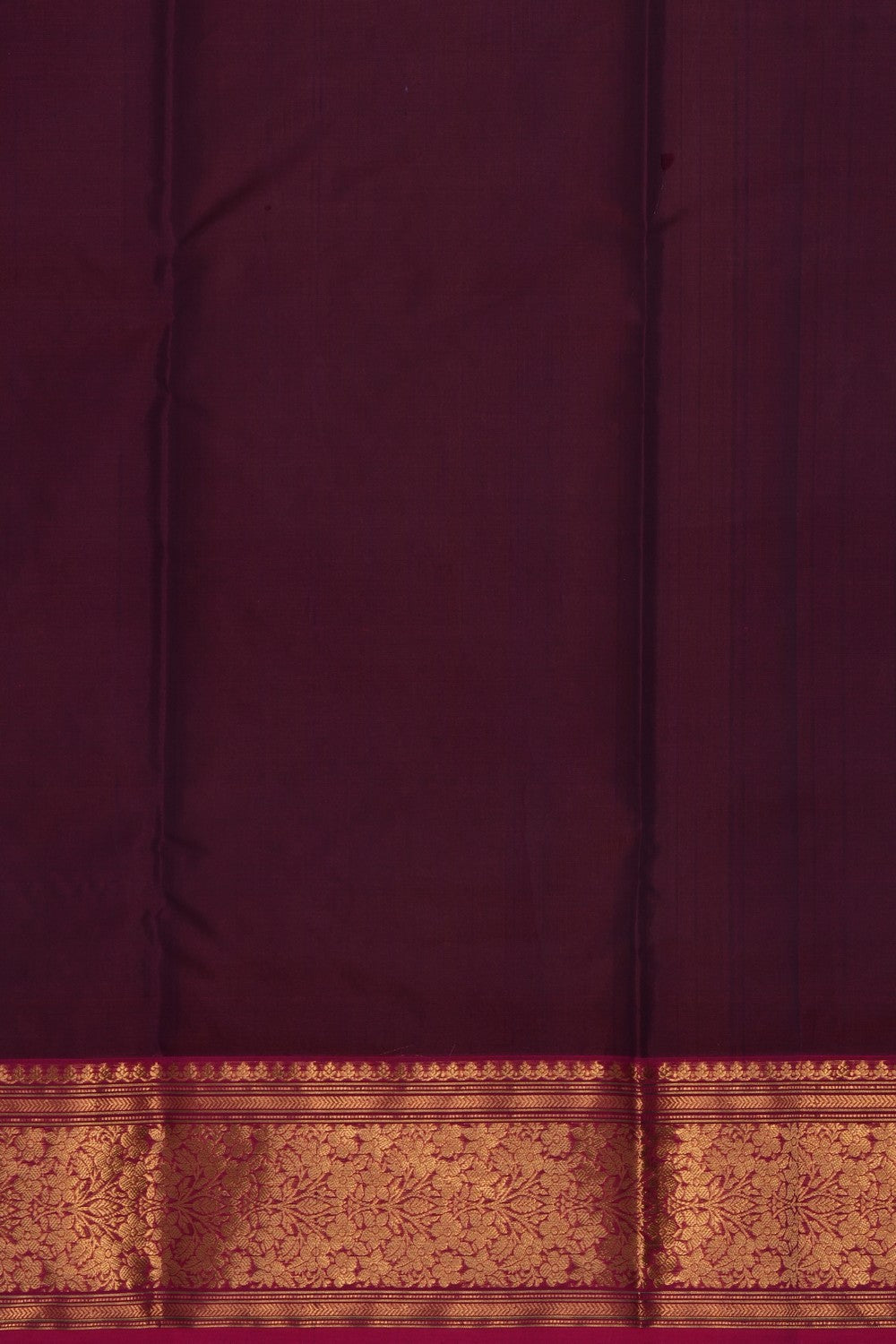 Image of Magenta Chanderi Kora Saree