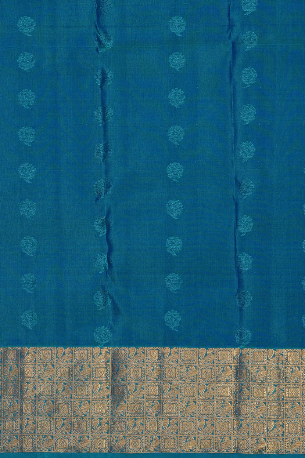 Image of Royal Blue South Silk Saree