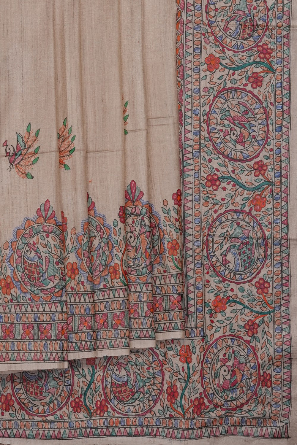 Image of Madhubani Painting Saree