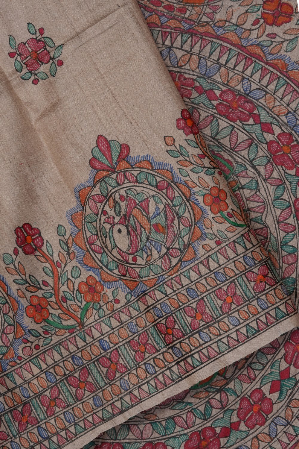Image of Madhubani Painting Saree