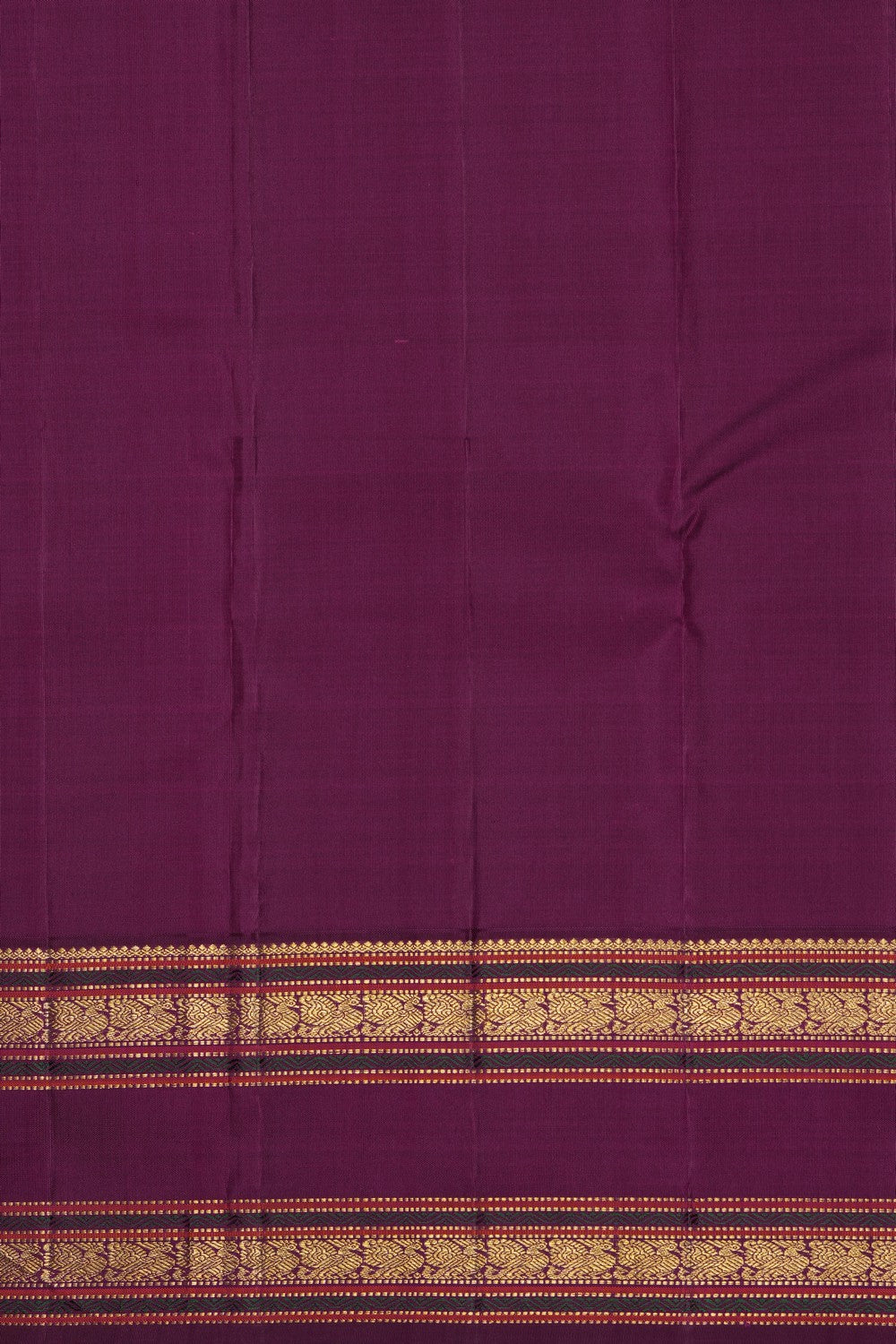 Image of Mustard Arani Silk Saree