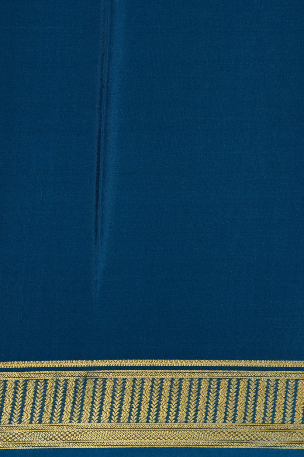 Image of Mustard Crepe Silk Saree