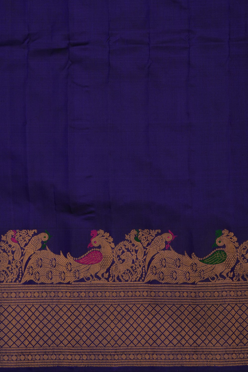 Image of Purple Gadwal Silk Saree