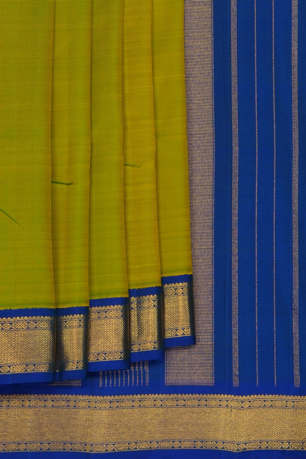 Image of Spring Green Arani Silk Saree