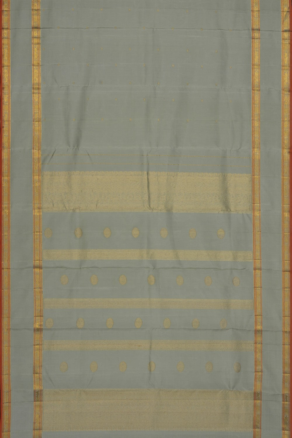 Image of Pistachio Green Kanjivaram Silk Saree