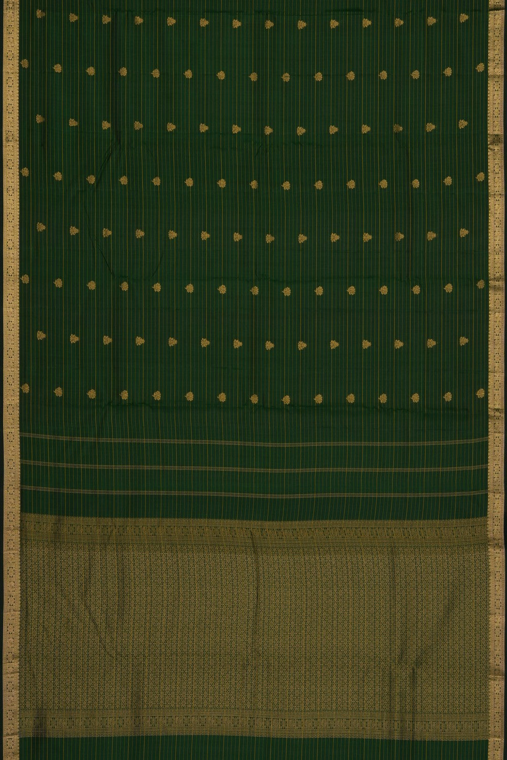 Image of Green Kanchi Silk Saree