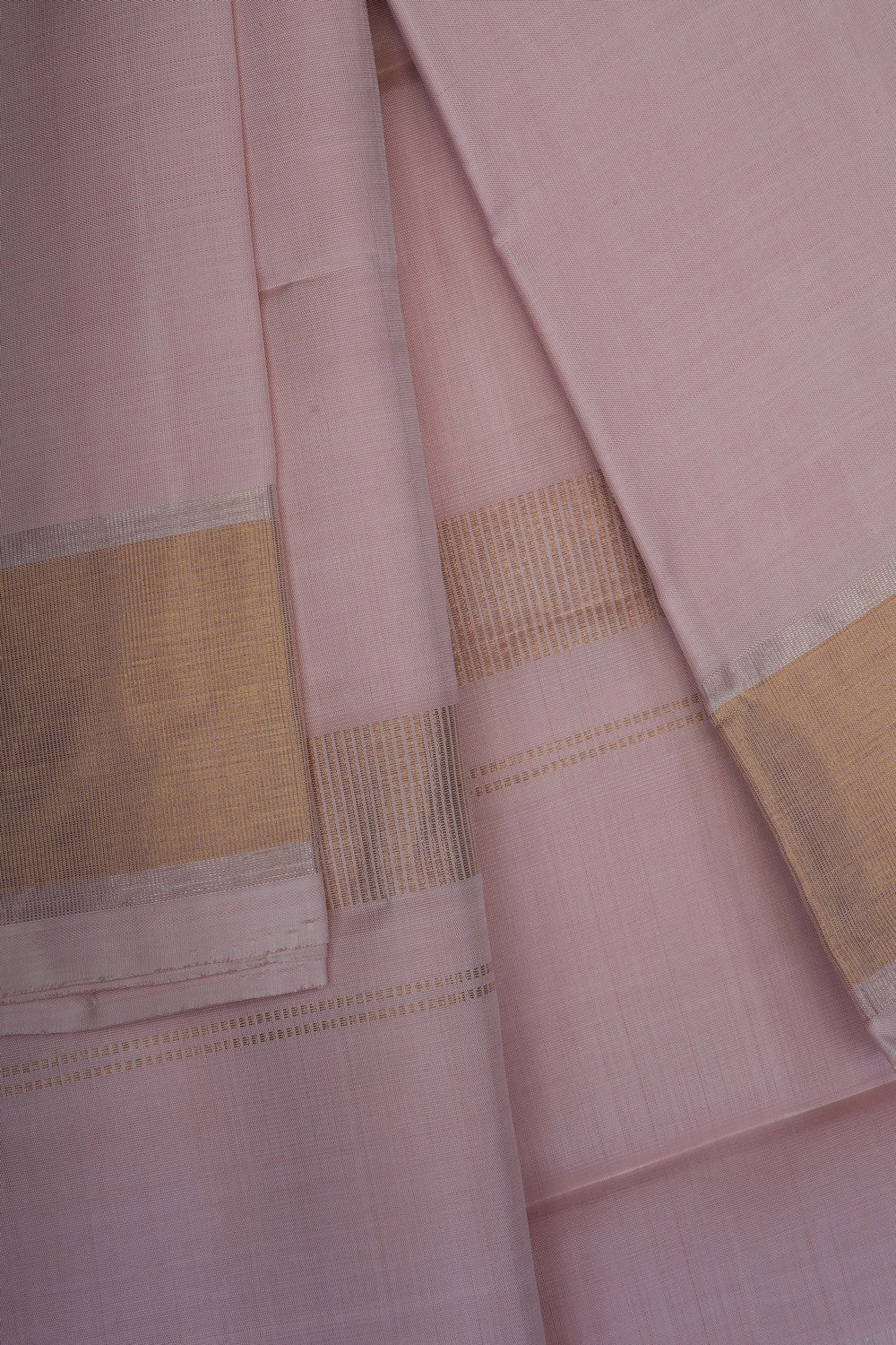 Image of Kanchi Silk Dhoti With Kanduva (8 X 4) 3 PCS Set