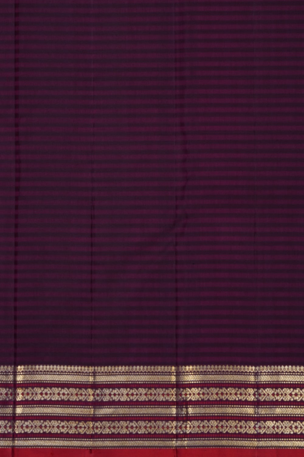Image of Violet Kanchi Silk Saree