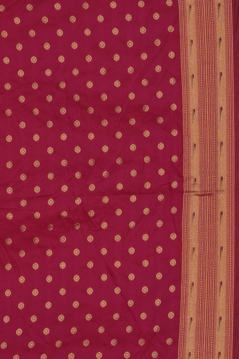Image of This exquisite Fusion Bandhani Paithani Saree